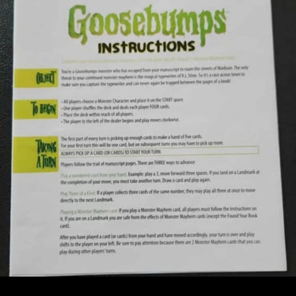 Goosebumps Board Game - Picture 2 of 4